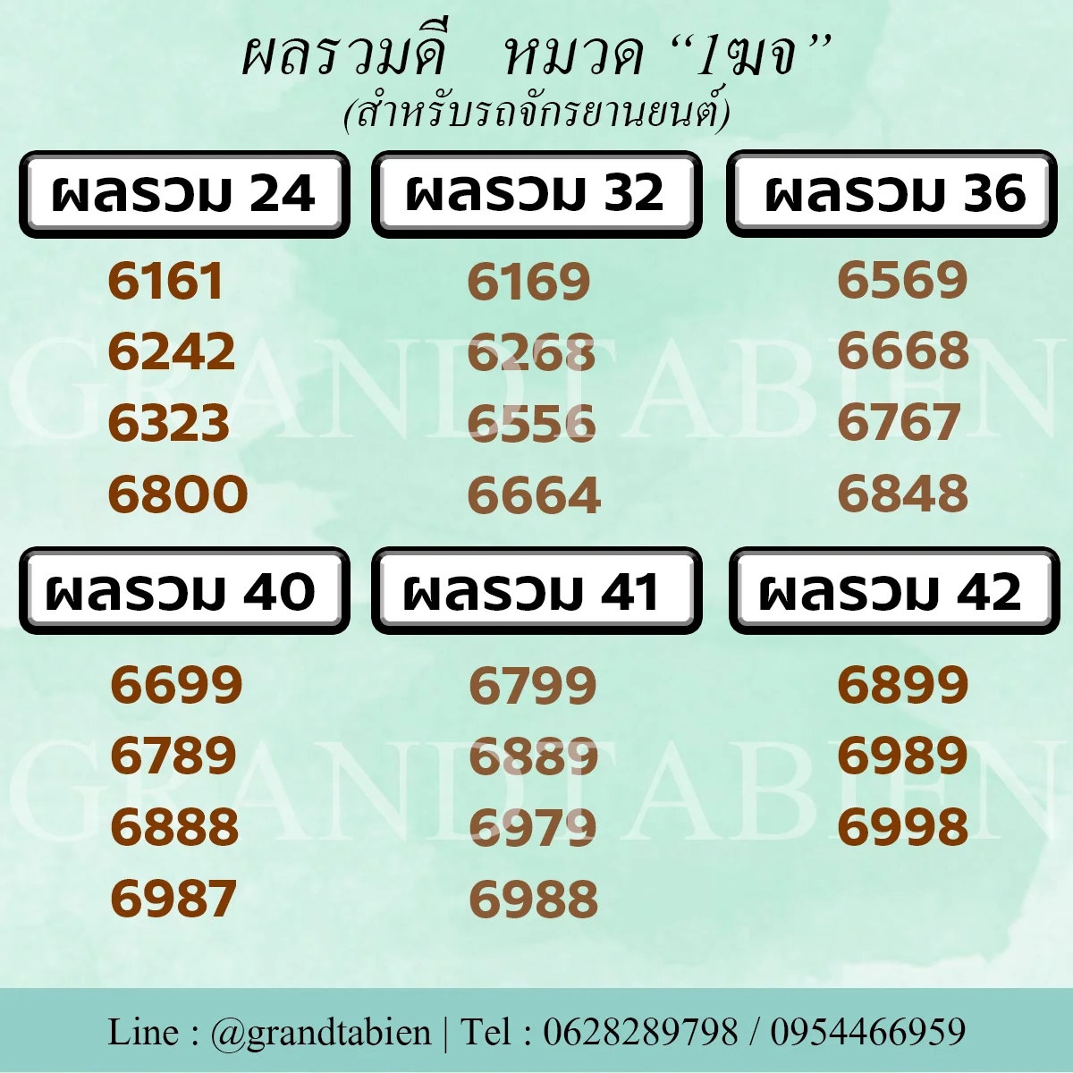 จองเลขมอเตอร์ไซค์ จองทะเบียนมอเตอร์ไซค์ จองทะเบียนจักรยานยนต์ 1ฆ
