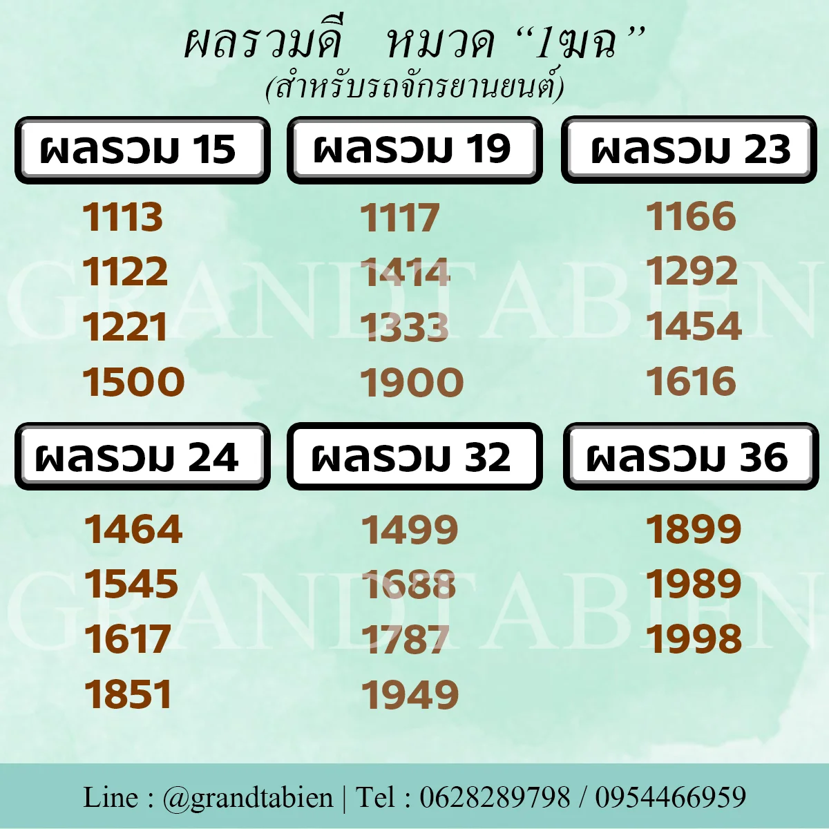 จองเลขมอเตอร์ไซค์ จองทะเบียนมอเตอร์ไซค์ จองทะเบียนจักรยานยนต์ 1ฆ