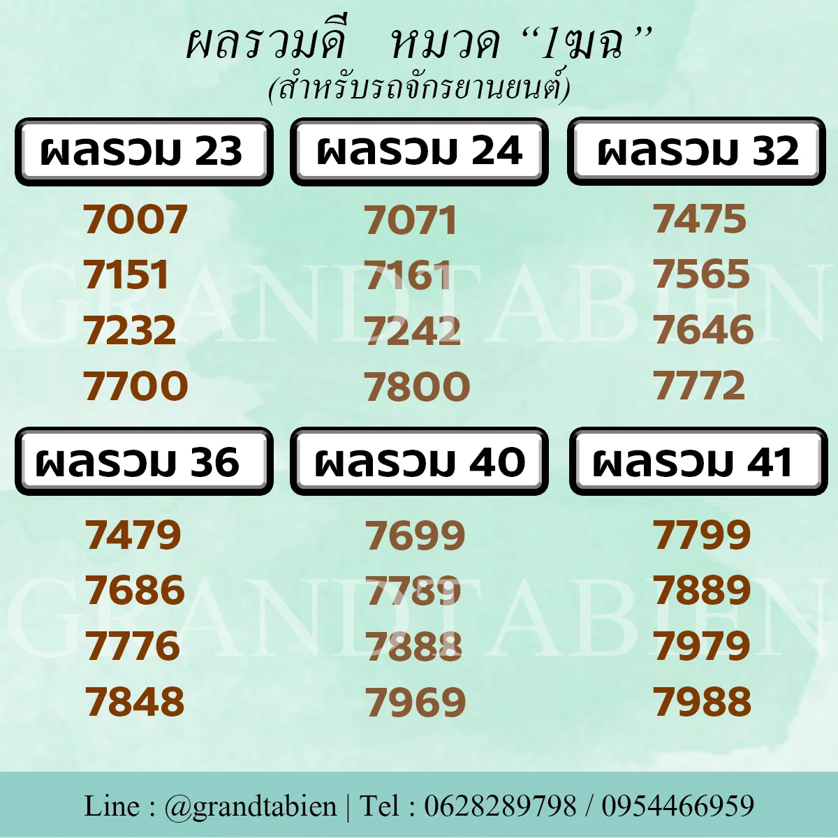 จองเลขมอเตอร์ไซค์ จองทะเบียนมอเตอร์ไซค์ จองทะเบียนจักรยานยนต์ 1ฆ